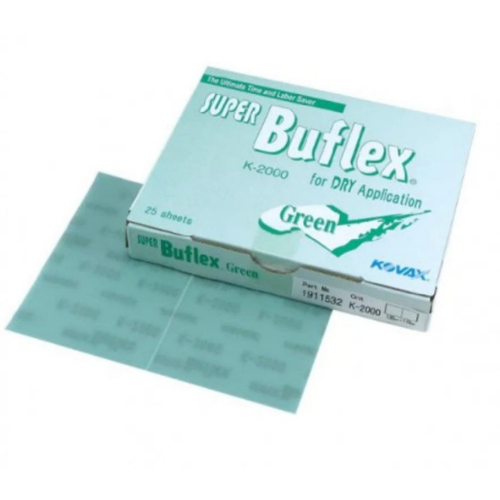 KOVAX Super Bufflex Green K2000 – 130 × 170mm Sheets (Dry Application)