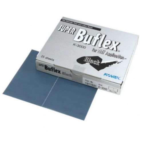 KOVAX Super Bufflex Black K3000 – 130 × 170mm Sheets (Dry Application)
